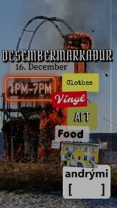 Desembermarkaður // December market - Andrými Fundraiser